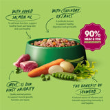 Harringtons grain free duck and potato wet dog food 400g, UK version