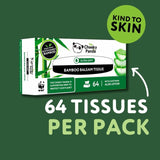 The Cheeky Panda Bamboo Balsam Tissues 64 Pack (British brand)