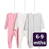 M&S baby sleepsuits 3-pack 6-9 months imported from the UK