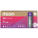 ITSON Itspower AA Alkaline Batteries 8 Pack