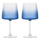 DRH Collection Empire Blue Gin Glasses 70 cl