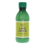 M&S lime juice from concentrate 250ml, imported from the UK