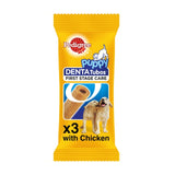 Pedigree Denta Tubo puppy dental chew sticks, imported from the UK
