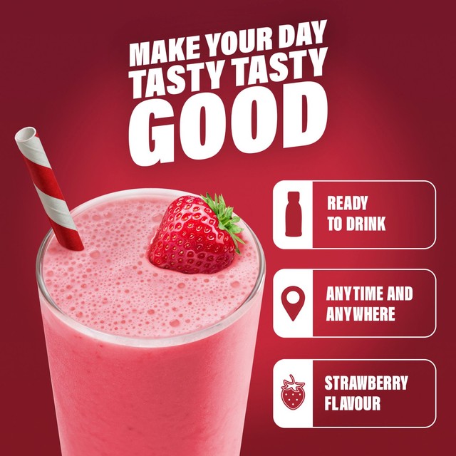 Slim-Fast Summer Strawberry Milkshake Meal Replacement 325ml (British brand)