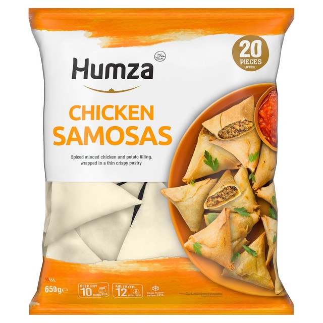 Humza Chicken Samosa 650g - British product