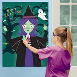 Amscan Pin The Nose Witch Game 41cm, imported from the UK