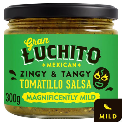 Gran Luchito Mild Green Tomatillo Salsa Mexican Salsa 300g