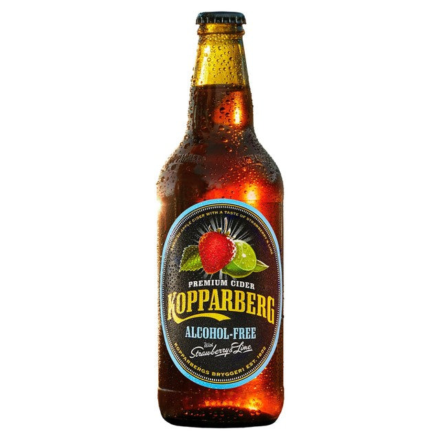 Kopparberg alcohol free strawberry and lime cider 500ml, UK version
