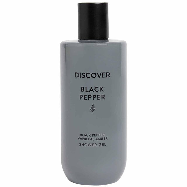 M&S Discover Black Pepper shower gel, imported from the UK