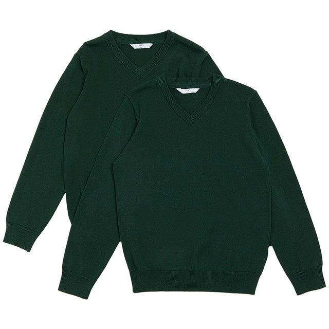 M&S Cotton Jumper 2 Pack 4-5 Years, imported from the UK