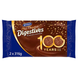 McVitie's milk chocolate digestives biscuits twin pack 2x316g, imported from the UK