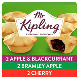 Mr Kipling Fruit Pie Selection Bramley Apple, Blackcurrant & Cherry 6 Pack