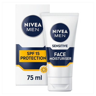 Nivea Men Sensitive Face Moisturiser SPF15 75ml