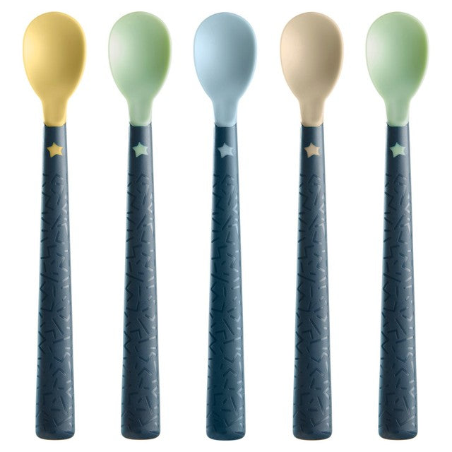 Tommee Tippee baby weaning spoons 5 pack, imported from the UK