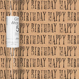 Deva Designs Craft Happy Birthday Gift Wrap Roll Birthday Wrapping Paper 5m x 50cm