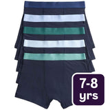 M&S boys trunks blue/green black mix 7-8 years, imported from the UK