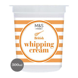 M&S whipping cream 300ml, imported from the UK