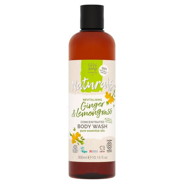 Little Soap Company ginger and lemongrass body wash 300ml, UK version