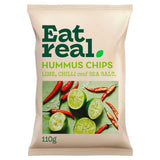 Eat Real Hummus Chips Chilli Lime and Sea Salt Snacks 110g