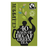 Clipper Organic Decaffeinated Green Tea Bags 40 Pack