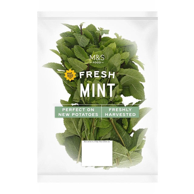 M&S Cook With large mint leaves 100g - British product