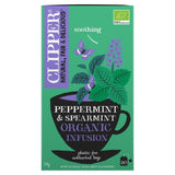 Clipper Peppermint & Spearmint herbal tea bags 20 pack - British product