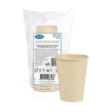 Duni Sweet 240ml Brown Paper Cups - Disposable Drinking Cups