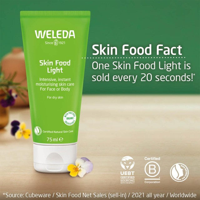 Weleda Skin Food Light Face and Body Moisturiser 30ml (British brand)