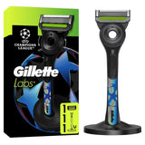 Gillette Labs Exfoliating Razor Gold Edition with Magnetic Stand Manual Razor