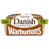 Warburtons Wholemeal Danish Loaf Sliced Wholemeal Bread 400g