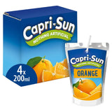 Capri Sun Orange Kids Juice Drink 4 x 200ml