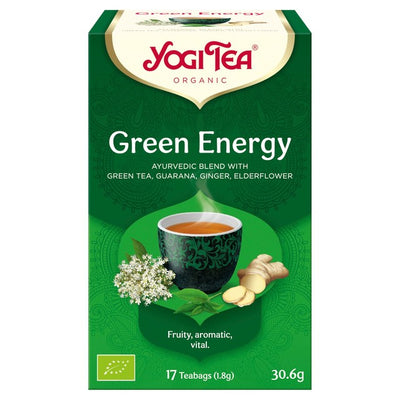 Yogi Tea Organic Green Energy Herbal Tea Bags 17 Count