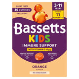 Bassetts Immune Support Orange Kids Multivitamin Gummies for 3-11 Years