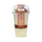 M&S toffee sundae dessert pot 130g, imported from the UK
