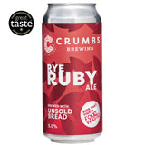 Crumbs Brewing Rye Ruby Ale Beer 440ml