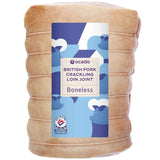 Ocado pork crackling loin joint boneless 1.25kg, imported from the UK