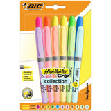 BIC highlighter pens intense and pastel colours pack of 12 - British product