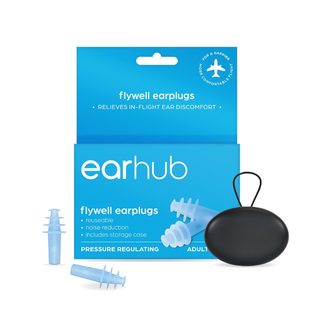 EarHub adult flight earplugs 1 pair - British product