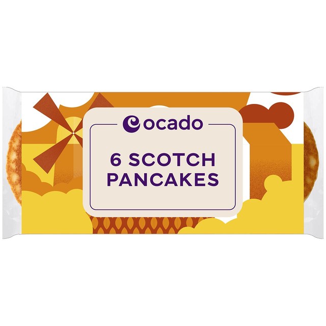 Ocado Scotch Pancakes 6 pack, imported from the UK