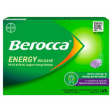 Berocca Blackcurrant Energy Vitamin Effervescent Tablets 45 Tablets
