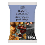 M&S Hand Cooked Glazed Pork Flavour Crisps 150g