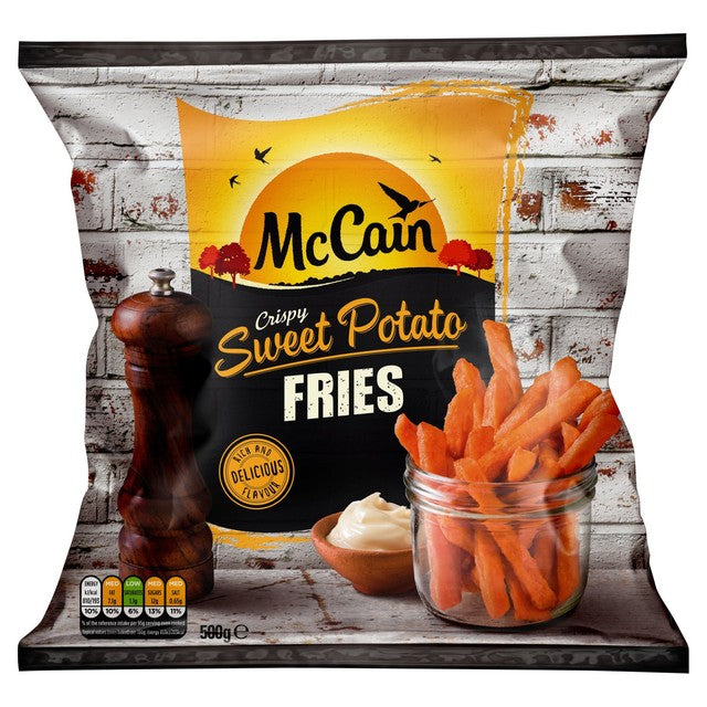 McCain frozen sweet potato fries 500g (British brand)