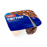 Muller Corner toffee yogurt with chocolate hoops 124g, imported from the UK