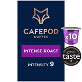 CafePod Intense Roast Nespresso Compatible Coffee Pods 10 Pack