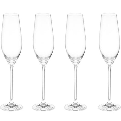 M&S Maxim Crystal Champagne Flutes Set 4-Pack