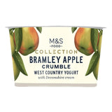 M&S Bramley Apple Crumble Yogurt 150g, imported from the UK