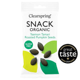 Clearspring Tamari Roasted Pumpkin Seeds 30g - British product