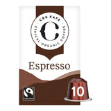 Cru Kafe organic fairtrade espresso pods 10 pods - British product