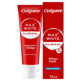 Colgate Max White Clinical Sensitive Whitening Toothpaste 75ml