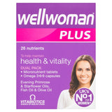 Vitabiotics Wellwoman Plus women's multivitamin supplement 56 tablets & capsules (British brand)